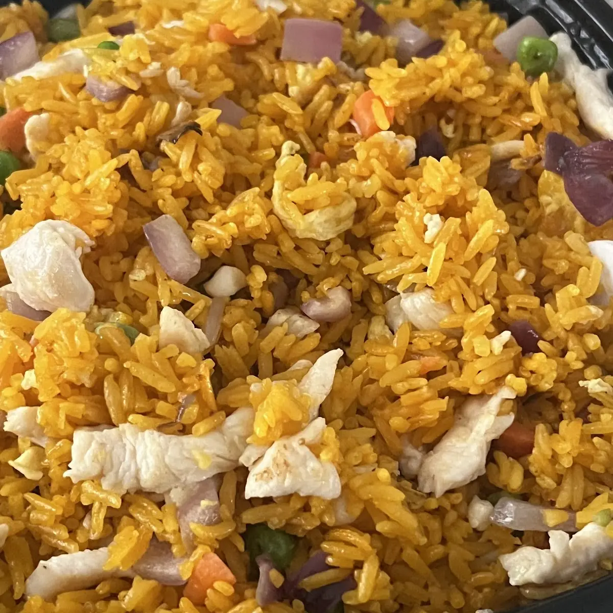 虾炒饭 shrimp fried rice